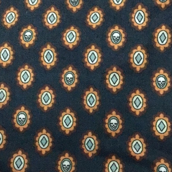 Simons black print modern fit button front shirt size 15L - Picture 6 of 7